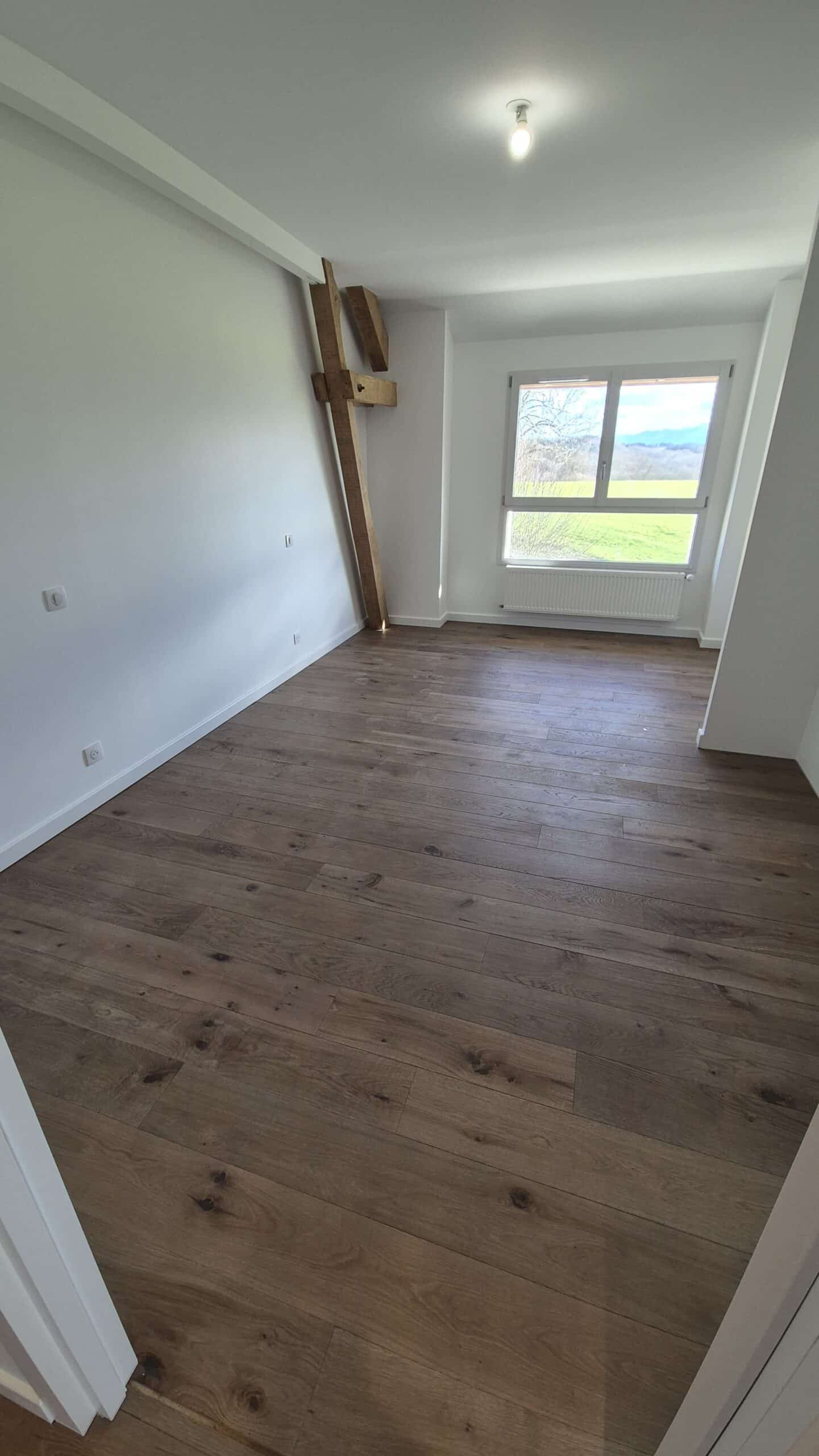 Pose de parquet chêne sur sous couche steico